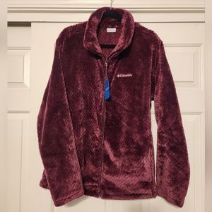 Columbia fleece zip up jacket